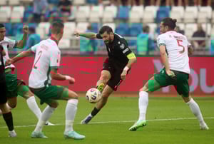 Bulgaria acabó la fase de clasificación para el Mundial con una alegría, aunque no sirviera para nada. Los goles de Rusev y Krastev le dieron los primeros