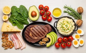 La dieta cetogénica establece que menos del 10% de las calorías provengan de carbohidratos, entre un 10% y 20% de proteínas, y que la mayor parte —entre