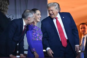 Los mandatarios de México, Estados Unidos y Canadá sostuvieron su primera reunión trilateral en Washington, tras el sorteo del Mundial 2026.