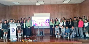 Estudiantes del Tecnológico de Múzquiz impartieron la conferencia “Por un Mundo Justo y sin Violencia”, fomentando respeto, conciencia y cultura de paz entre