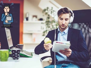 Ponerte audífonos para sobrellevar el día laboral no es solo un hábito: la ciencia señala que escuchar música durante el trabajo puede aumentar