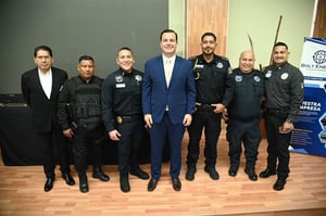 El presidente de CANACO Servytur Monclova, Óscar Mario Medina, reconoció el trabajo de las instituciones de seguridad  Monclova, Coahuila de Zaragoza