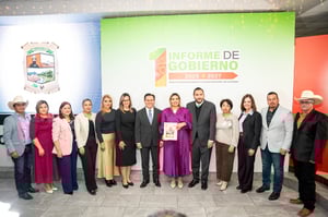 “Castaños ya avanza, y espara adelante a pasos de gigante”, afirmó la Alcaldesa Yesica Sifuentes Zamora alrendir su Primer Informe de Resultados,