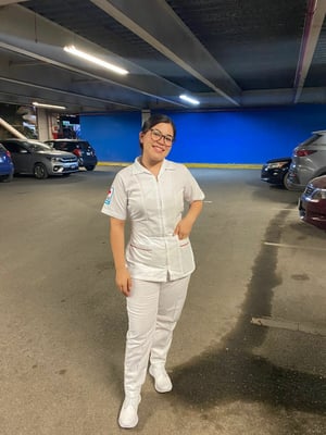 'Cada paso que das te acerca a tu sueño.'  Jaqueline López, joven de 20 años originaria de Monterrey, decidió dejar atrás su formación técnica contable