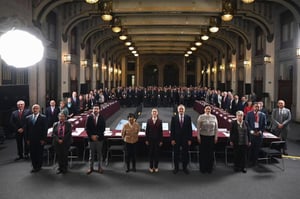 La 139 Asamblea General del Infonavit, realizada en Palacio Nacional, reunió a gobierno, trabajadores y empleadores para evaluar avances