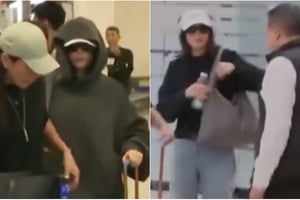 Fátima Bosch, Miss Universo 2025, regresó a México intentando mantener un perfil bajo en el aeropuerto, donde medios captaron su llegada pese a sus esfuerzos