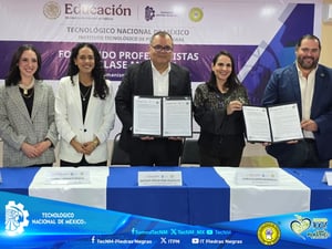 Durante la firma de un convenio de colaboración con el Cluster para la Innovación y Competitividad Logística de Coahuila, se informó que el Instituto
