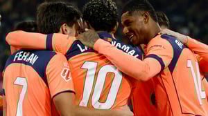    El Barcelona se clasificó a la siguiente ronda de la Copa del Rey tras un complicado 2-0 ante un sólido Deportivo Guadalajara de Tercera División.