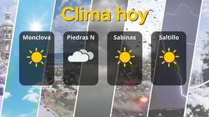 Predominarán condiciones estables en Coahuila, con cielos soleados y niebla aislada, temperaturas templadas, vientos moderados y ausencia de lluvias relevantes