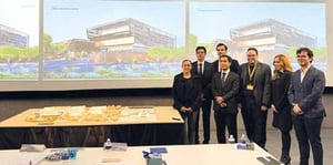 Tres egresados de la UDEM presentaron un proyecto arquitectónico innovador, enfocado en la revitalización de terrenos estratégicos y con potencial