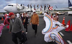 Como resultado de las acciones de promoción y gestión impulsadas por el gobierno estatal, este 20 de diciembre arribó al Aeropuerto Internacional de Cozumel