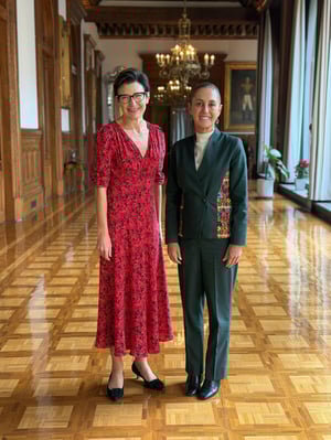La presidenta Claudia Sheinbaum recibió a Jane Fraser, directora global de Citi, días después de la venta del 25% de Banamex.  A pocos días