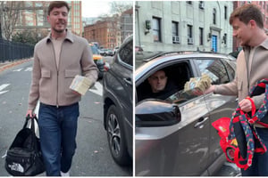 MrBeast, el influenciador estadounidense, volvió a viralizarse al regalar fajos de billetes a conductores atrapados en el tráfico, ofreciendo mil dólares