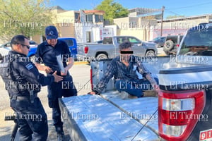 La agresión se registró al exterior de una panadería.  Una agresión registrada en plena Zona Centro de Monclova dejó como saldo a un hombre con lesiones