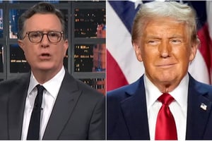 Stephen Colbert volvió tendencia tras ironizar sobre Donald Trump en su programa, al comentar versiones difundidas sobre una intervención de Estados Unidos