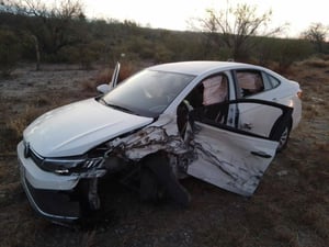 El herido fue llevado a la Clínica 7 del Seguro Social de Monclova.  Un fuerte accidente vial se registró la mañana de este viernes sobre la carretera