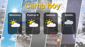 Coahuila presenta vientos fuertes, temperaturas frías y aguanieve en Saltillo, con cielo parcialmente nublado y probabilidad de precipitación en algunas zonas.