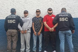 Tres presuntos integrantes de la Unión Tepito fueron detenidos en la alcaldía Venustiano Carranza tras extorsionar a un comerciante; les aseguraron