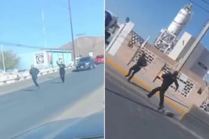 Un hombre bajo custodia intentó huir de la policía en plena avenida de Chihuahua, generando una persecución entre vehículos que fue captada en video viral.