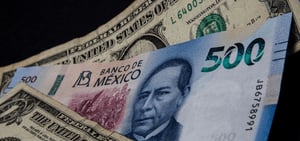 El peso mexicano avanza frente al dólar este miércoles, impulsado por la debilidad del billete verde tras datos económicos de Estados Unidos alineados