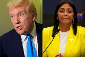 Donald Trump reveló que sostuvo una 'excelente' llamada con la presidenta encargada de Venezuela, Delcy Rodríguez, a quien describió como una 'persona