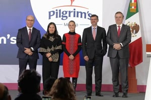 El Gobierno anunció una inversión de 1,300 millones de dólares de Pilgrim’s México para aumentar producción avícola, reducir importaciones y fortalecer
