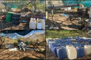Operativos federales y estatales permitieron localizar 17 laboratorios clandestinos en Sinaloa, donde se aseguraron sustancias químicas, armas, cartuchos