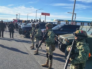 El operativo inicio en el municipio de Castaños.  Como parte del fortalecimiento de la estrategia de seguridad regional, elementos de la Policía Estatal