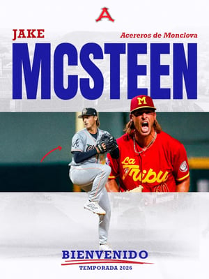    Los Acereros de Monclova anunciaron la incorporación del lanzador zurdo Jake McSteen para fortalecer su rotación inicial. Conoce los detalles de este