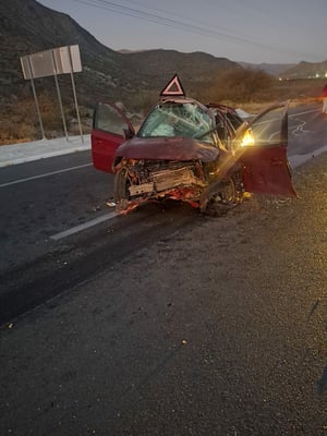    La tarde del sábado, alrededor de las 18:00 horas, se registró un accidente vehicular sobre la carretera federal número 30, a la altura del kilómetro