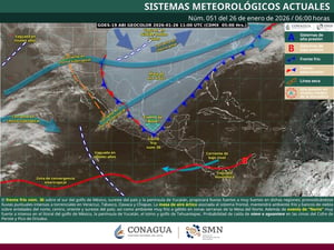 El frente frío 30 traerá lluvias torrenciales, vientos intensos y temperaturas gélidas en amplias regiones del país, con riesgos de inundaciones