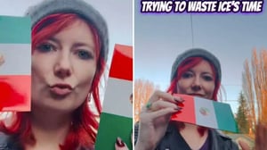Un video viral revela una nueva acción de protesta simbólica contra el ICE, utilizando banderas mexicanas en vehículos para generar confusión.  Una nueva forma