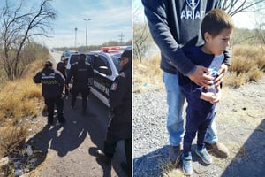 Autoridades rescatan a menor tras correr solo por carretera en Castaños y activan protocolos preventivos.  Un niño de aproximadamente siete años