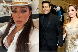 Toñita desató polémica al insinuar que el matrimonio de Carlos Rivera y Cynthia Rodríguez podría no ser lo que aparenta.  La cantante Toñita sorprendió