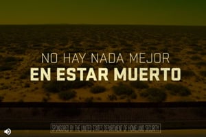 El gobierno de Estados Unidos retomó la difusión de spots antimigrantes en internet, advirtiendo que cruzar la frontera ilegalmente implica riesgos mortales