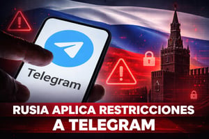 El organismo de control de internet en Rusia anunció este martes que está implementando 'restricciones graduales' en la plataforma de mensajería Telegram,