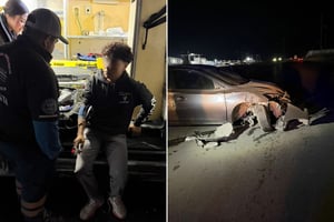 El accidente movilizó a los cuerpos de rescate y seguridad.  Un adolescente de 17 años protagonizó un fuerte accidente vial la noche del martes al impactar