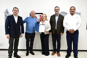 Héctor Lerma es el director saliente del cargo en la institución   En representación del Gobernador Manolo Jiménez Salinas, el Secretario de Gobierno, Óscar