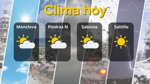 Coahuila registra cielo con nubes y claros, temperaturas agradables y vientos moderados a fuertes, según reportes meteorológicos oficiales locales