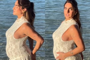 La influencer Isabella Ladera y su pareja Hugo García confirmaron que esperan un bebé, publicando una ecografía y mensaje en Instagram que desató reacciones