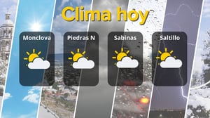 Cielo parcialmente despejado, ambiente cálido y viento moderado marcan este 19 de febrero en Monclova, Saltillo, Sabinas y Piedras Negras.  Hoy 19 de febrero,
