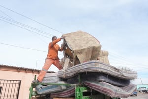 La Ruta del Descacharre forma parte de las estrategias permanentes para fortalecer la limpieza urbana  Torreón, Coahuila. A 19 de febrero de 2026. Como parte