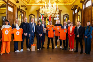 El gobernador Samuel García recibió a representantes de Países Bajos y confirmó que Nuevo León está listo para el Mundial 2026 en Monterrey.  El gobernador