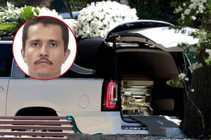 El féretro dorado de “El Mencho” fue sepultado en Zapopan bajo fuerte seguridad, tras velorio vigilado y traslado escoltado desde Guadalajara este mediodía.