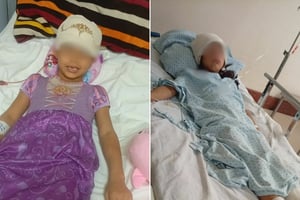 Madre acusa mal trato en IMSS y agradece atención en hospital local.  Una menor resultó con lesiones muy graves en el cuero cabelludo tras ser atacada