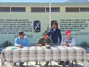  Autoridades estatales y el Ejército Mexicano supervisaron instalaciones militares en Múzquiz para garantizar infraestructura segura, operativa y en óptimas