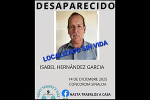 Colectivos de búsqueda localizaron una nueva fosa clandestina en Concordia, Sinaloa, donde fue hallado e identificado el cuerpo de un hombre reportado como