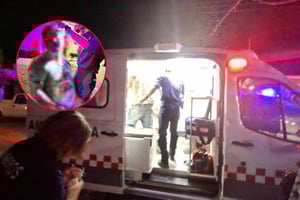 Violenta discusión en vivienda de la Héroes del 47.  CASTAÑOS COAH.- Un conflicto entre familiares escaló a una agresión con arma blanca y golpes,