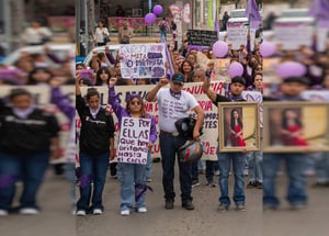 Durante la marcha del 8M en Sabinas, los hermanos de Jimena Medina recordaron su caso, exigiendo justicia y denunciando la violencia hacia las mujeres.