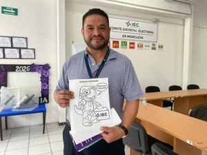 Instalarán módulo Dinovoto para motivar a menores a participar e invitar a sus padres.  El Instituto Electoral de Coahuila (IEC) promueve la importancia